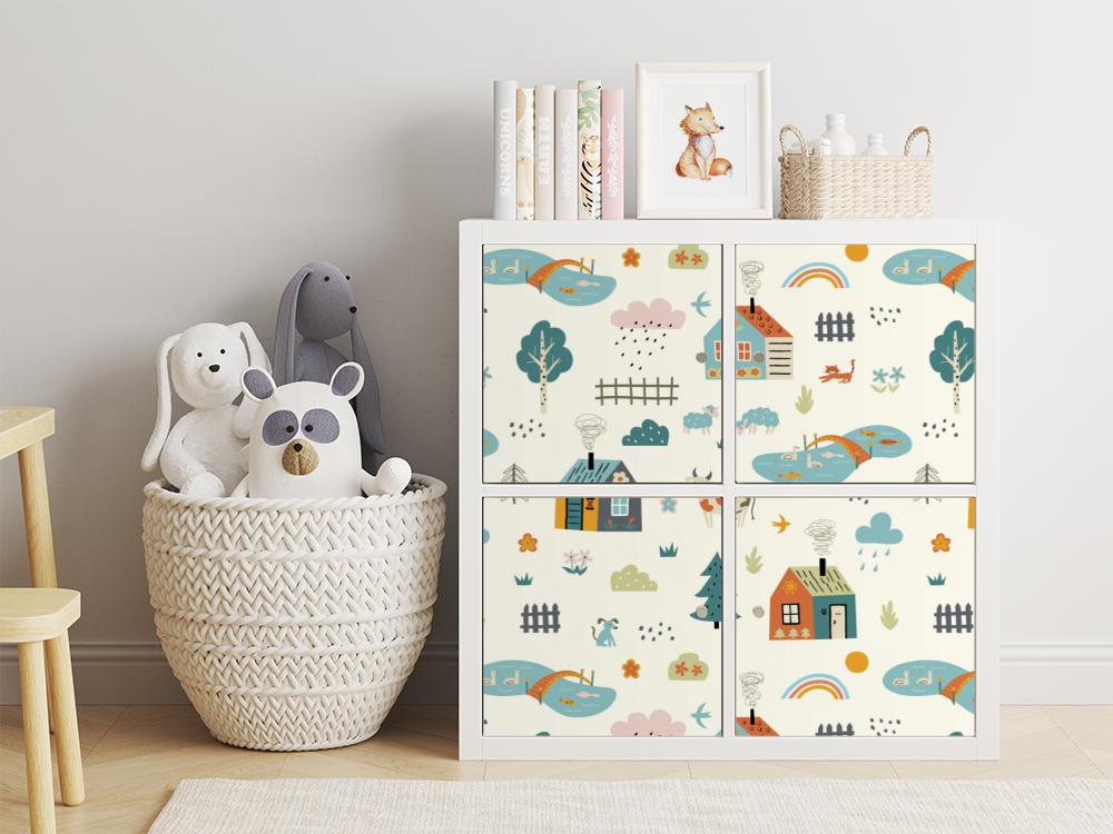 Oživte pokojíček s IKEA samolepkami na dětský nábytek
