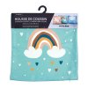 housse de coussin carree rainbow verte 40x40cm 36058 36058 EMB WEB