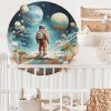 samolepky kosmonaut a planety8