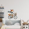Samolepky na zeď LIŠKA NA KOLE