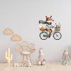 Samolepky na zeď LIŠKA NA KOLE