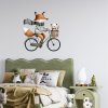 Samolepky na zeď LIŠKA NA KOLE