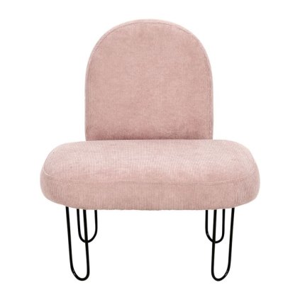 fauteuil velours rose augustin 36243 36243 DEB WEB 2