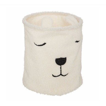 detsky kos na hracky chlupaty medvidek1