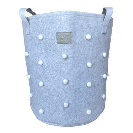 detsky kos na hracky s bambulkami4 FIN