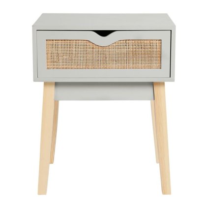 chevet bois avec tiroir cannage cesar gris 35637 35637 DEB WEB 2