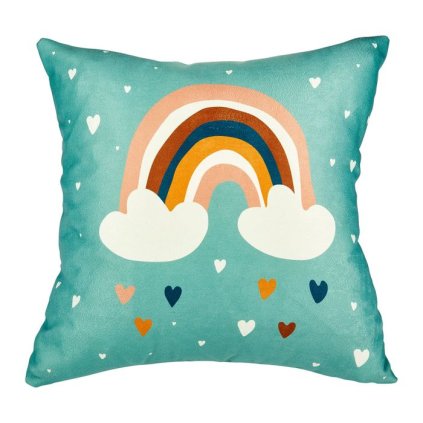 housse de coussin carree rainbow verte 40x40cm 36058 36058 DEB WEB 1