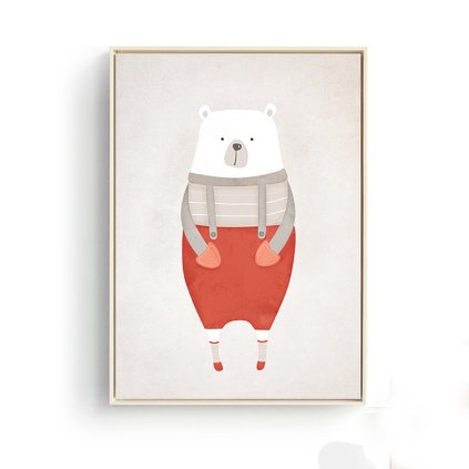 Medvídek cervene dupacky