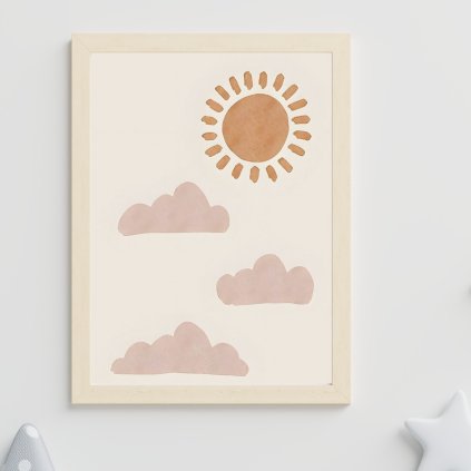 3701 obraz you are loved mracky a slunicko