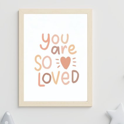 3698 obraz you are loved napis