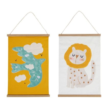 kakemonos animaux 40x60cm 2 assorties 36774 36774 ASS WEB 1