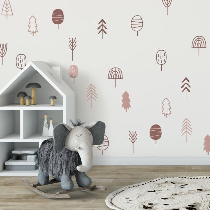 samolepky boho stromecky