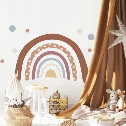 samolepka hneda duha4