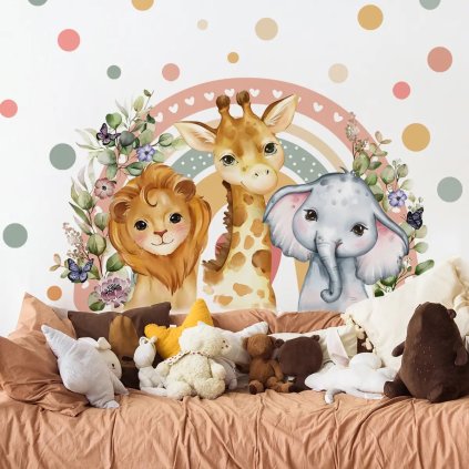 detske samolepky safari duha7