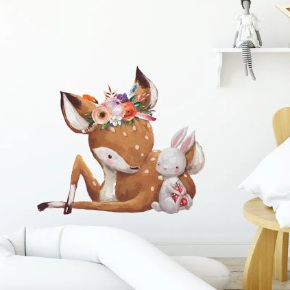 samolepky srnka a zajicek2