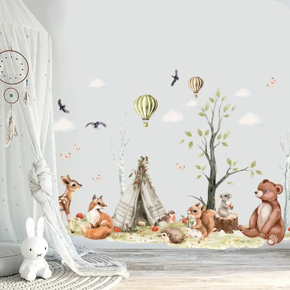 samolepky zviratka a teepee1