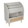 etagere bois range livre cannage cesar grise 35640 35640 DET01 WEB 1