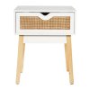 chevet bois avec tiroir cannage cesar blanc 36081 36081 DEB WEB 1