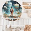 samolepky kosmonaut a planety8