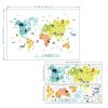 samolepky mapa sveta colours1