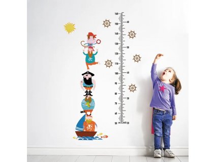 Samolepka detský meter PIRÁTI