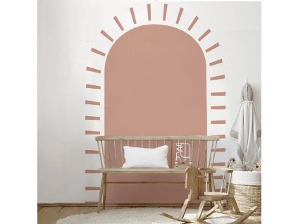 Samolepky na stenu BOHO OBLÚK - slniečko