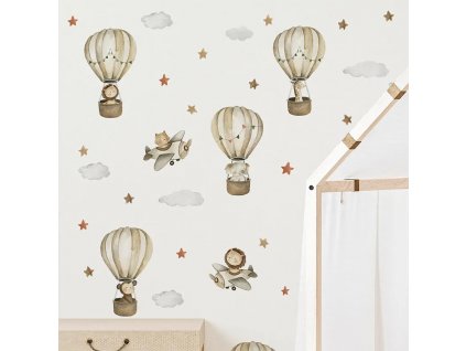Samolepky na stenu BOHO BALÓNY