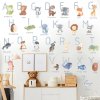 Samolepky na stenu ABECEDA S ROZKOŠNÝMI ZVIERATKAMI