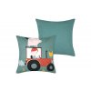 Detský vankúš TRAKTOR S PRASIATKOM 40 x 40 cm