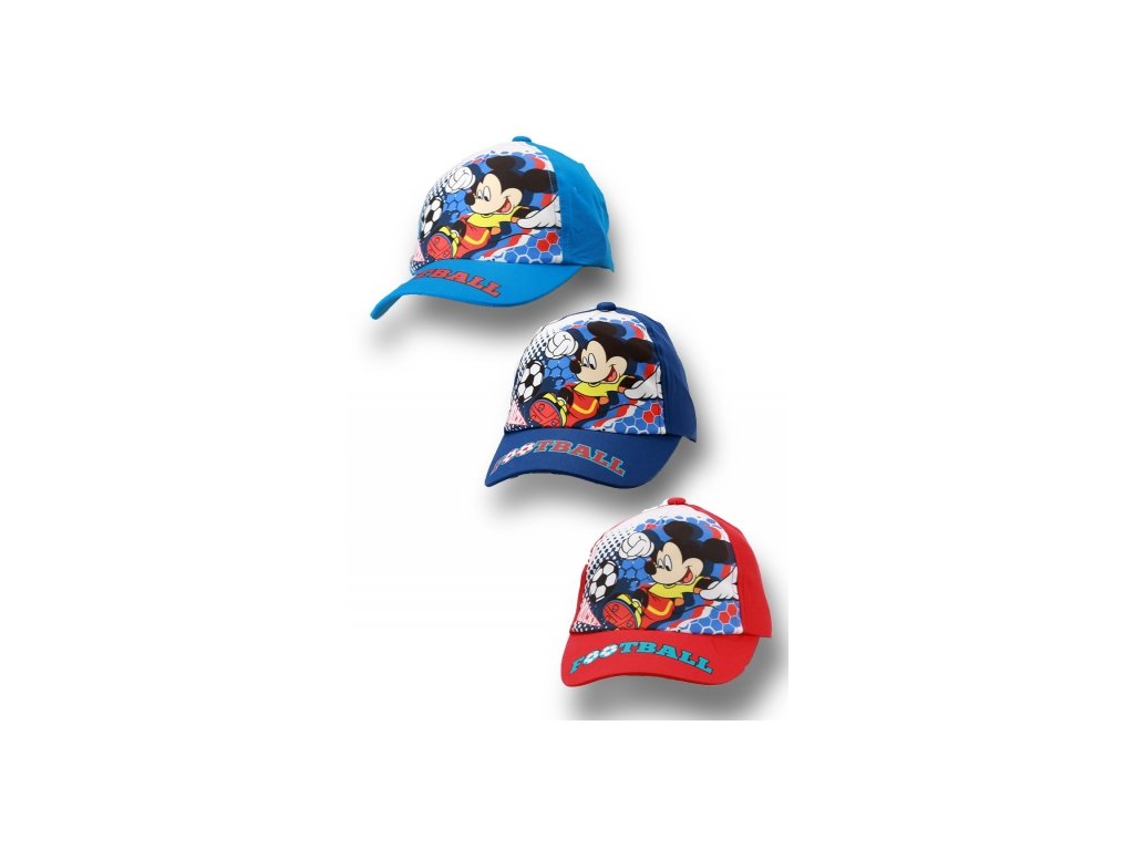 Kšiltovka chlapecká Mickey Mouse Fotbalista  D4
