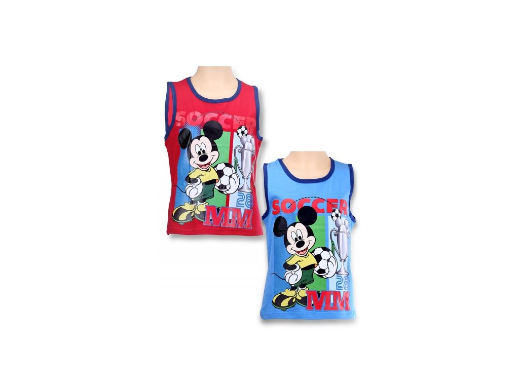 Tílko Mickey Mouse fotbalista  G5