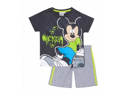 Komplet Disney Mickey Mouse s bermudy černý color  G6