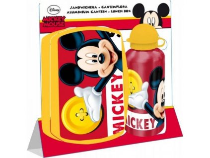 SET svačinový box + ALU láhev MICKEY Mouse   C4