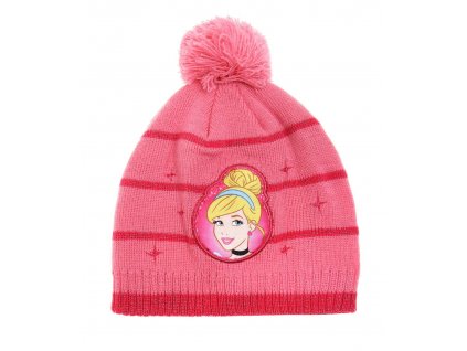 Dívčí čepice Princezny Disney růžová