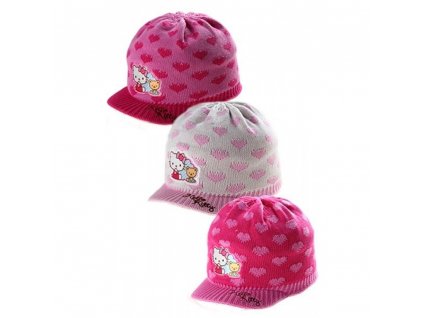 Dívčí čepice HELLO KITTY zateplená