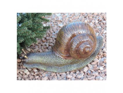 331 slimak figurka z muszla 30 cm