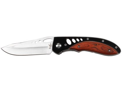 Zavírací nůž perforovaný, dřevěné střenky 45901 FoX Outdoor