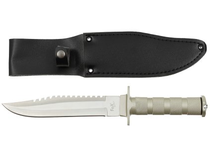 Nůž s pevnou čepelí Survival s dutou rukojetí a kompasem, 44433 FoX Outdoor