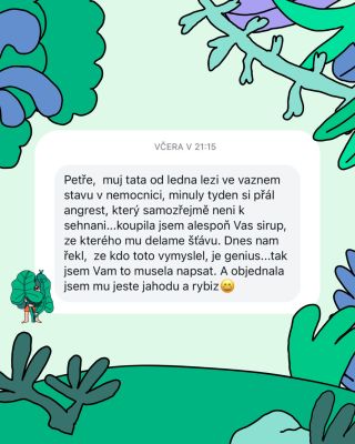 Někdy nám přijdou zprávy, které se těžko popisují slovy. Takové, které připomenou, proč to celé děláme. Děkujeme za důvěru...