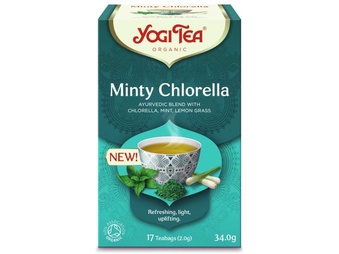 Bio Čaj Minty Chlorella - Mátová chlorella 17 x 2 g