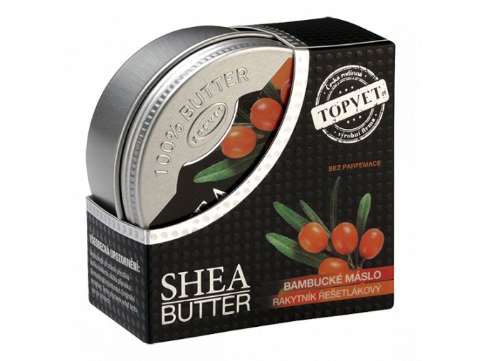 Bambucké máslo (shea butter) s rakytníkem 100ml