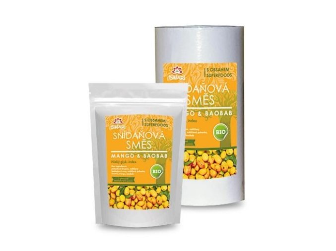 BIO Snídaňová směs MANGO-BAOBAB 360g