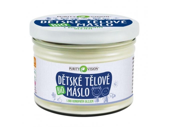 Purity Vision BIO Dětské tělové máslo 350ml