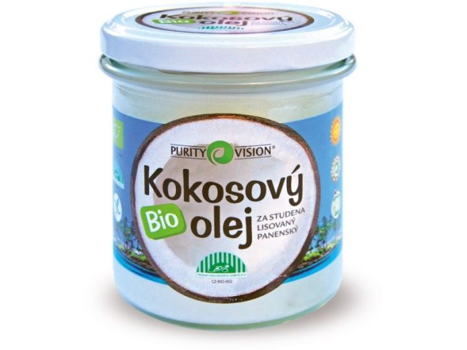 BIO Panenský kokosový olej lisovaný za studena 300ml