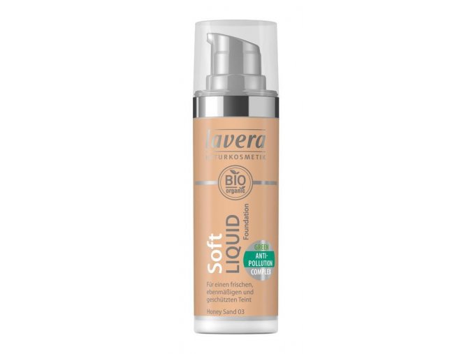 Lavera Lehký tekutý make-up - 03 medová 30 ml