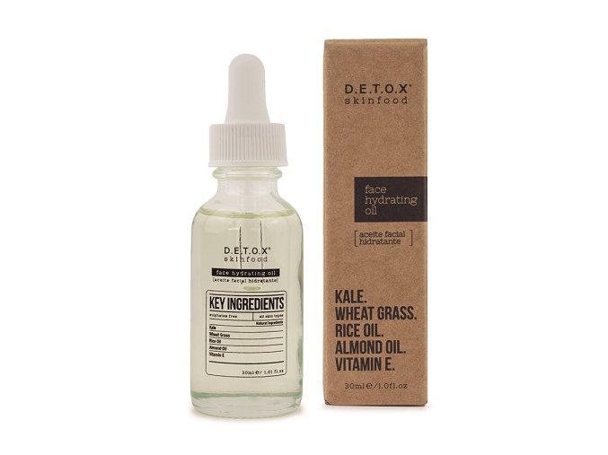 Detox Skinfood Pleťový hydratující olej, 30 ml