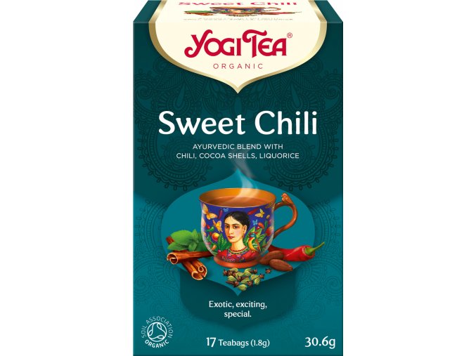 BIO ajurvédský čaj Sweet chilli Tea 17 x 1,8g
