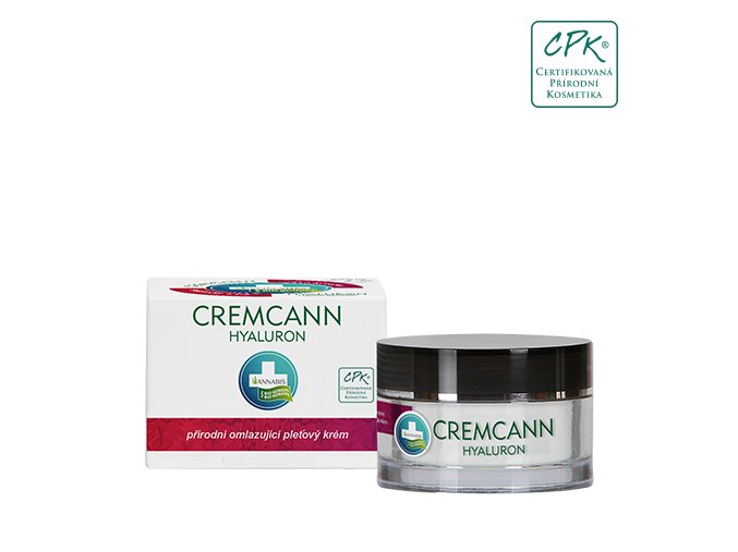 Cremcann Hyaluron Přírodní pleťový krém 50 ml