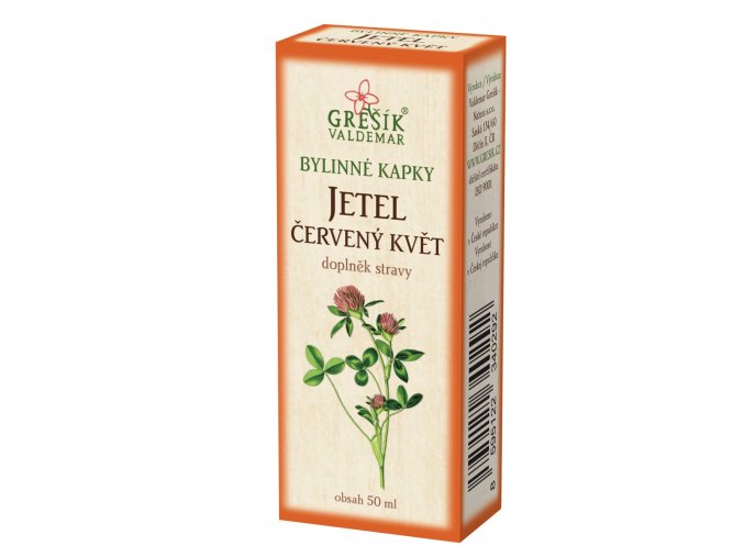 Gresik - Bylinné kapky Jetel - červený květ 50ml