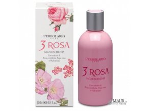 L´Erbolario Sprchový gel - 3Rose 250ml